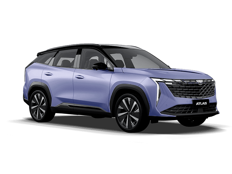 Купить Geely Atlas NEW в Новосибирске - Starry Blue / Серо-голубой металлик